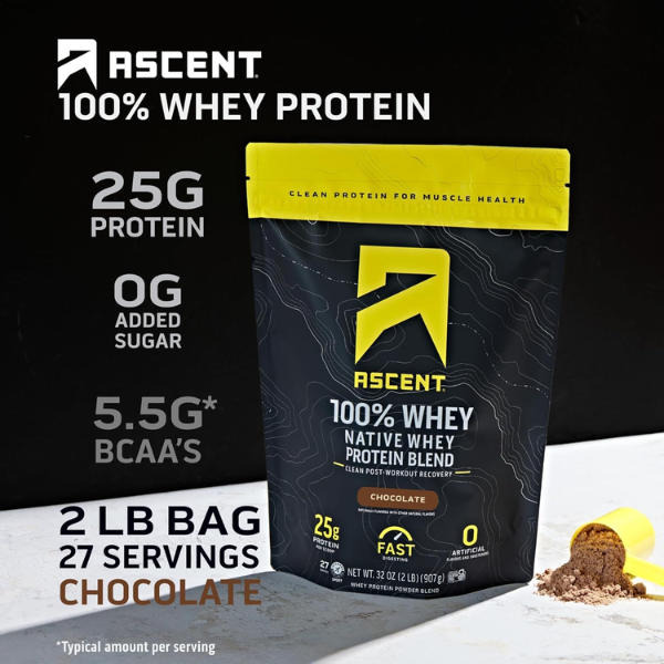 Proteína Sabor Chocolate (2 lb 907 g), Ascent