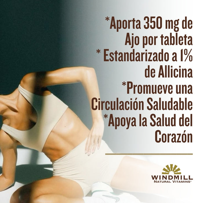 Ajo 350 mg Olor Controlado (100 tabs), Windmill
