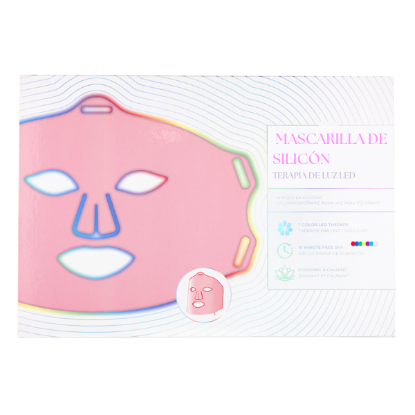 Mascarilla de Silicon con Luces Led, Lindo