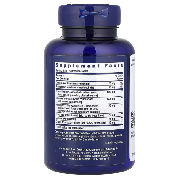 Estrogeno para Mujeres (30 veg tabs), Life Extension