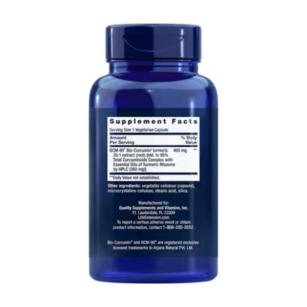 EX Super Bio-Curcuma® Extracto de curcuma (60 veg caps), Life Extension