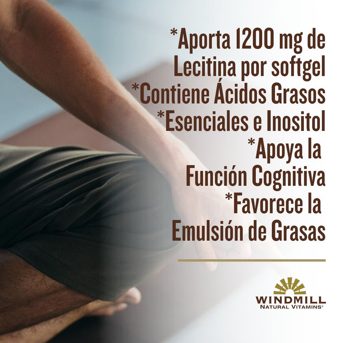 Lecitina 1200 mg (90 softgels), Windmill