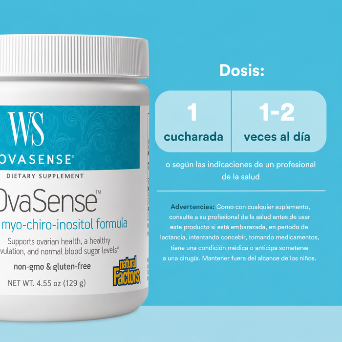 Myo & D-Chiro Inositol WomenSense® OvaSense™ (4.55 oz), Natural Factors