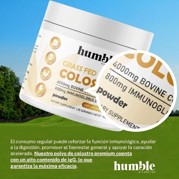 Calostro Bovino 4000 mg (3.5 oz 100 g), Humble