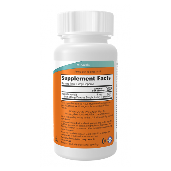 Hierro 18 mg (120 veg caps)