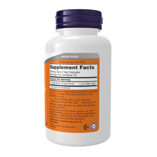 L-Triptofano 500 mg (120 veg caps)