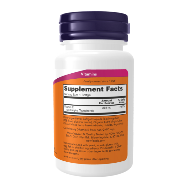 Vitamina E-400 IU (50 softgels)