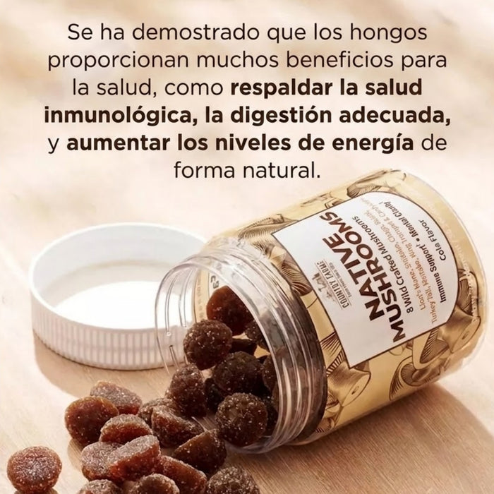 Hongo Nativo para Bienestar Cerebral Sabor Cola Country Farms® (60 gomitas), Windmill