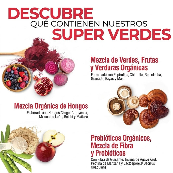 Apoyo Inmunológico Super Greens Fórmula Alcalinizada Country Farms® (300 g), Windmill