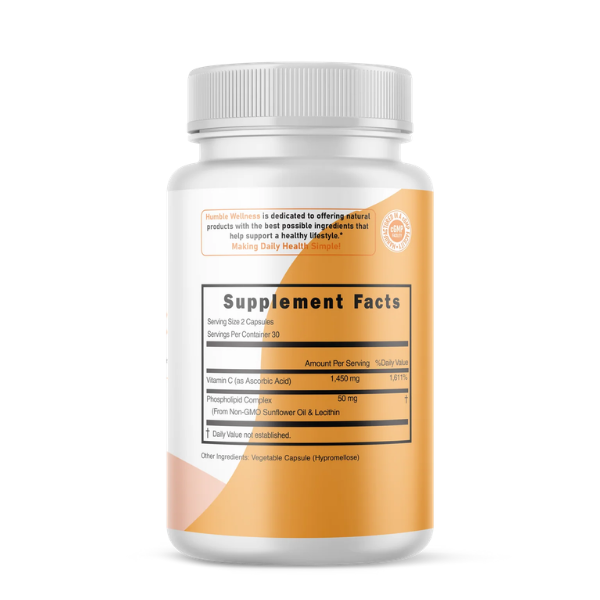 Vitamina C Liposomal (60 caps), Humble