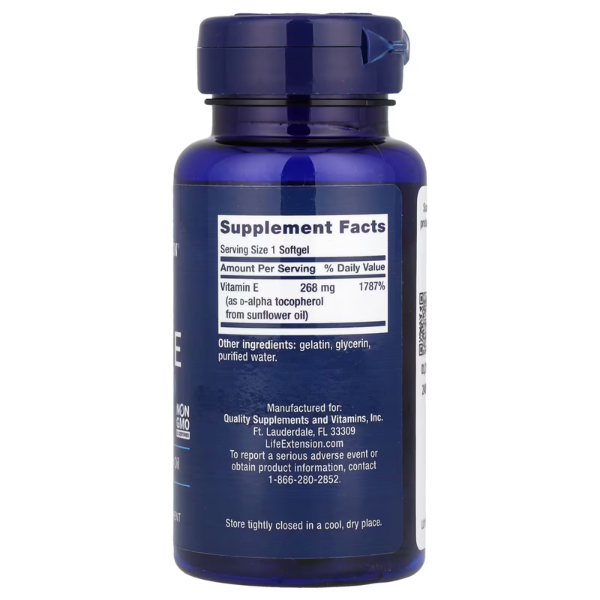 Super Vitamina E 268 mg 400 UI (90 softgels), Life Extension