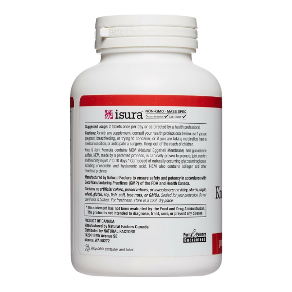Formula para Rodillas y Articulaciones NEM® (60 softgels), Natural Factors