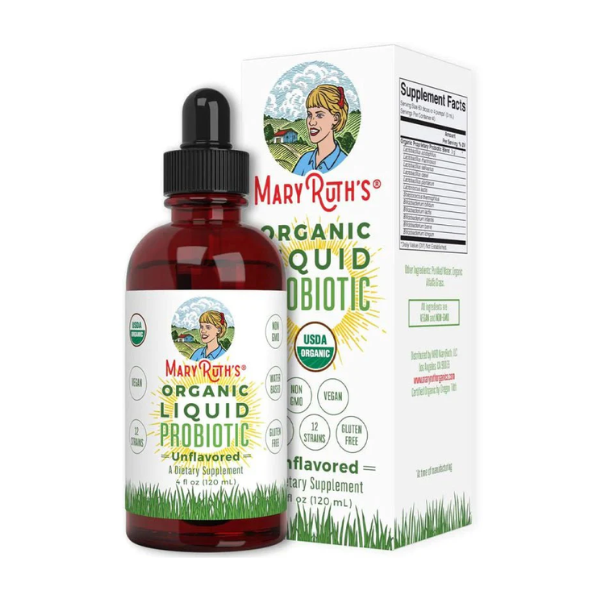 Probiotico Organico, Liquido (4 fl oz 120 ml), Mary Ruth's