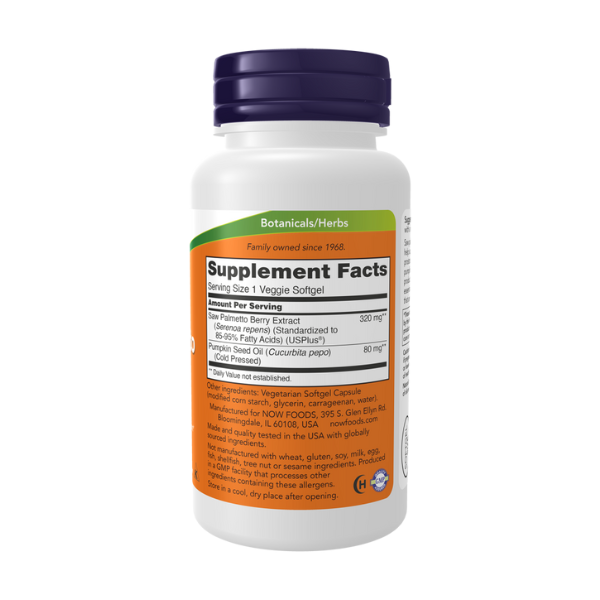 Extracto de Saw Palmetto 320 mg (90 softgels)