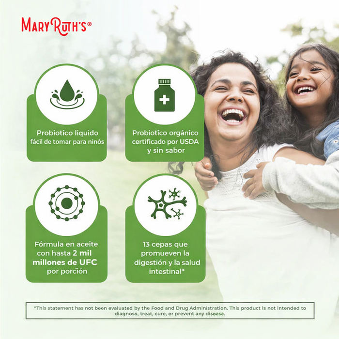 Probiotico Organico, Liquido 120 ml (4 fl oz), Mary Ruth's