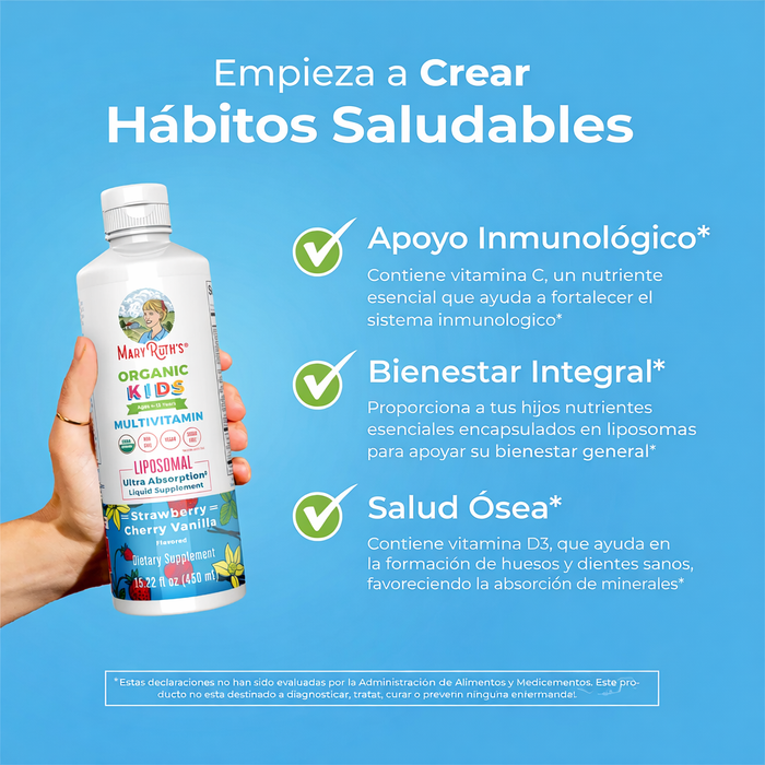 Multivitaminico Liposomal para Niños 450 ml (15.22 fl oz), Mary Ruth's