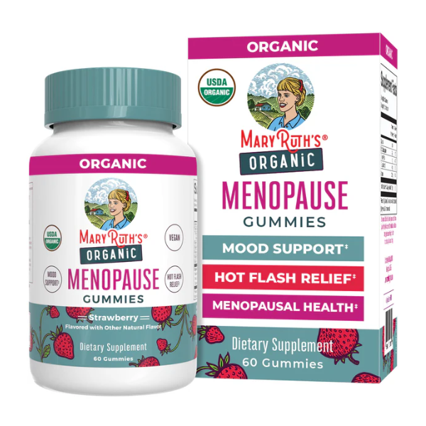 Menopausia Sabor Fresa (60 gomitas), Mary Ruth's