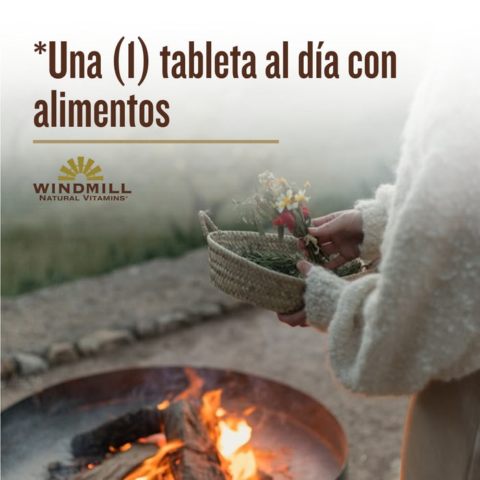 Multivitamínico y Mineral Alta Potencia, Milltrum (100 tabs), Windmill