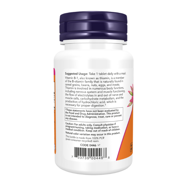 Vitamina B-1 100 mg (100 tabs)