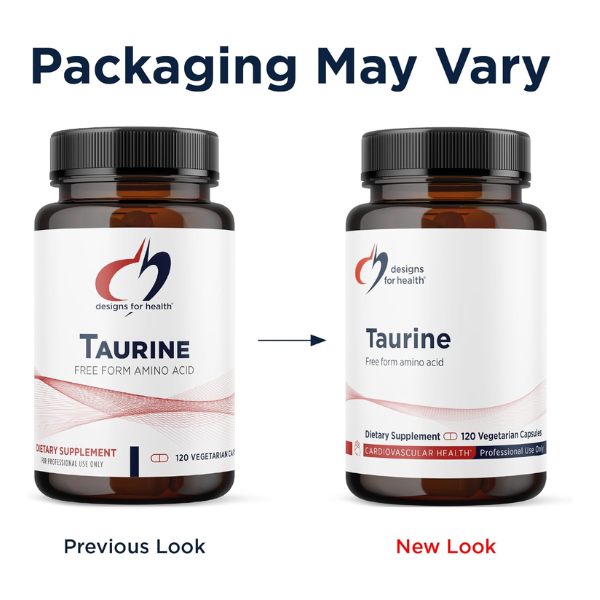 Taurina (120 veg caps), Designs for Health