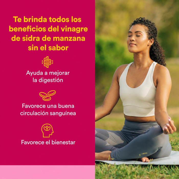 Vinagre de Manzana 500 mg (180 caps), Natural Factors