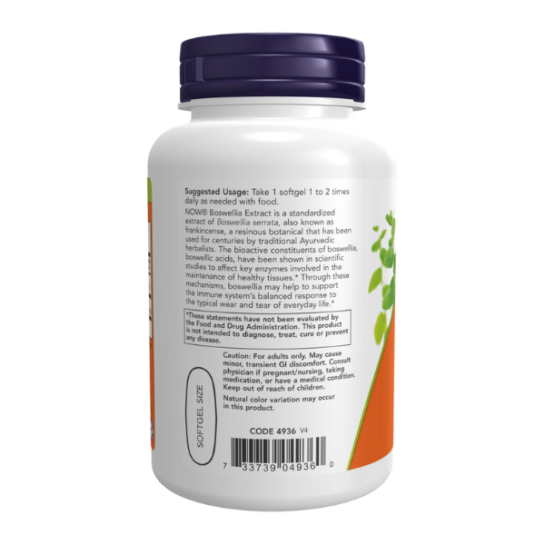 Extracto de Boswellia 500 mg (90 softgels)