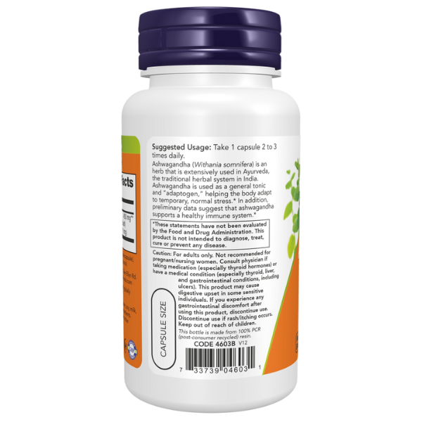 Extracto De Ashwaganda 450 mg (90 veg caps)