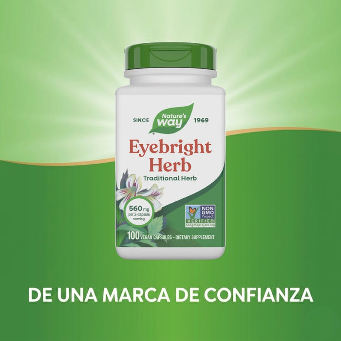 Salud Ocular, Eufrasia (100 veg caps), Nature's Way