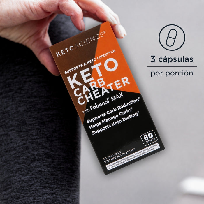 Apoyo KETO para Carbohidratos KETOSCIENCE® (60 caps), Windmill
