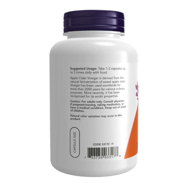 Vinagre de Manzana 450mg (180 veg caps)