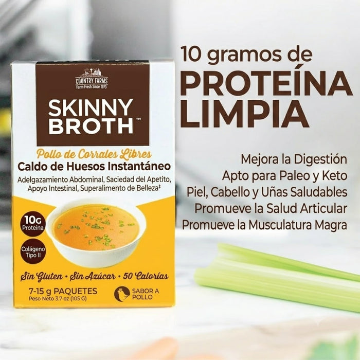 Caldo de Pollo Instantáneo Country Farms® (105 g), Windmill