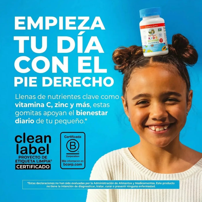Multivitaminico para Niños (60 gomitas), Mary Ruth´s
