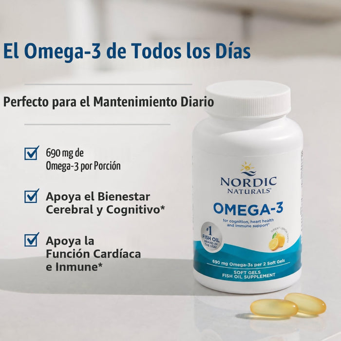 Kit #1 Omega-3 690 mg + DHA para Niños Sabor Tropical, Nordic Naturals