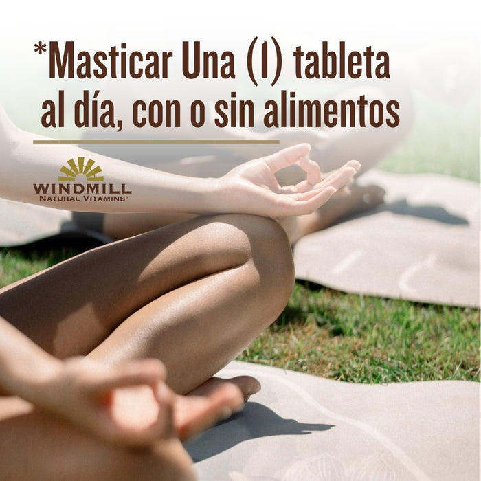 Probióticos Masticables 1 Billion CFU (100 masticables), Windmill