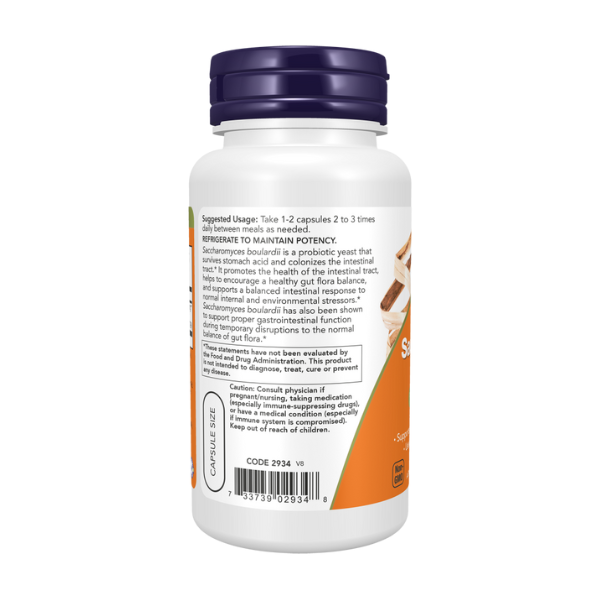 Probiotico, Saccharomyces Boulardii (60 veg caps)