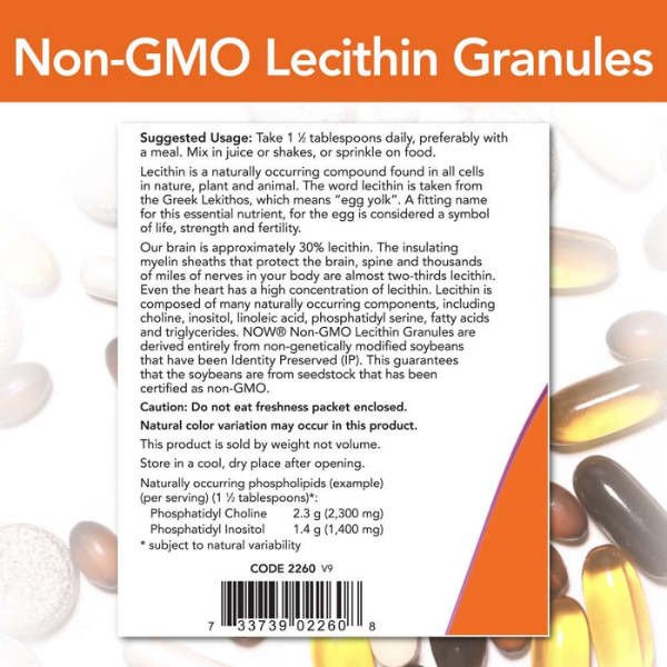 CC Lecitina Granulada Sin OGM (2 lb 907 g)