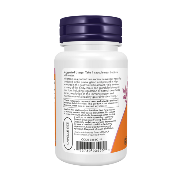 Melatonina 5 mg (60 veg caps)