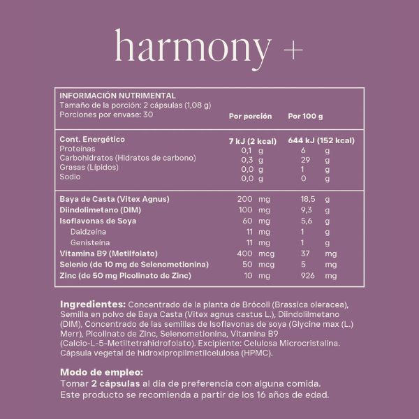 Equilibro Hormonal Femenino Harmony+ (60 caps), Reset Wellness