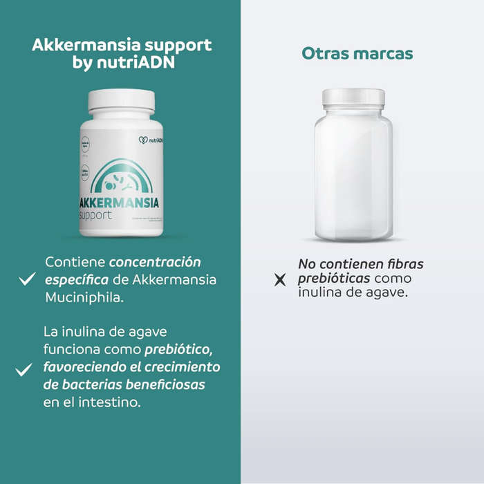 Akkermansia para la Salud de la Microbiota Intestinal (60 cápsulas) | NutriADN