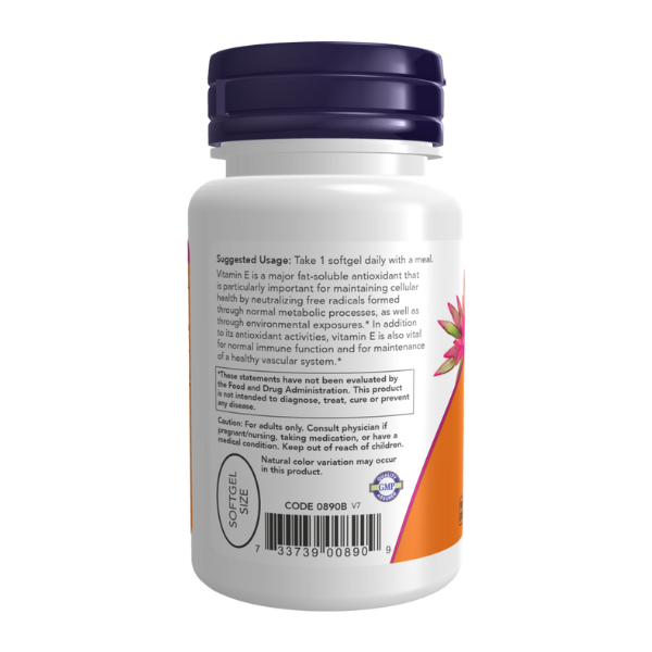 Vitamina E-400 IU (50 softgels)