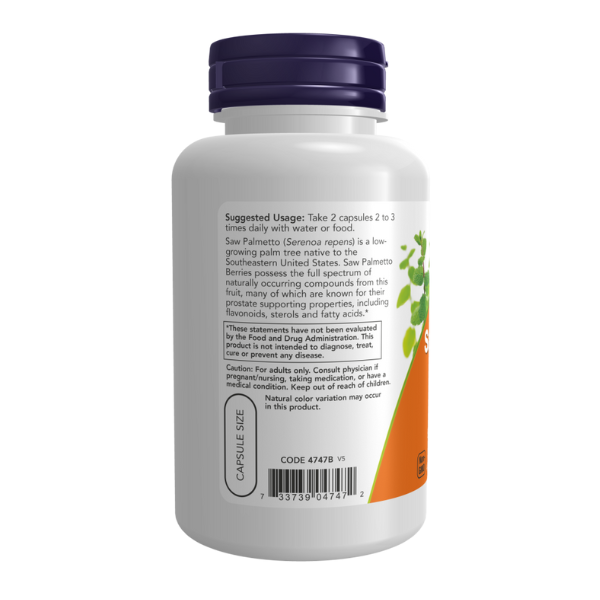 Saw Palmetto Berries 550 mg (100 veg caps)