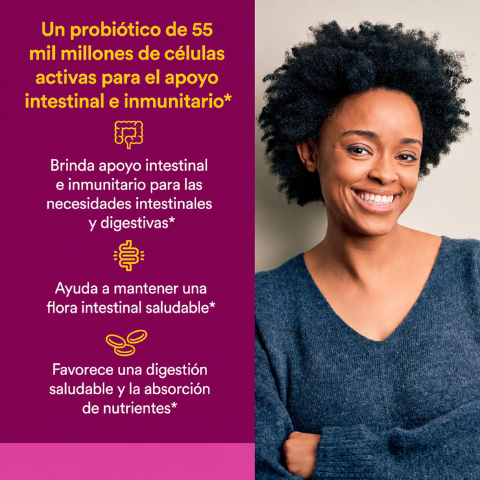 Ultimate Probioticos para Mujeres Ultra 55 Billones (30 vcap), Natural Factors
