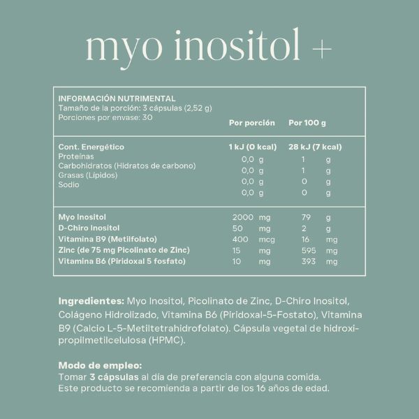 Balance Hormonal Myo Inositol+ (90 caps), Reset Wellness