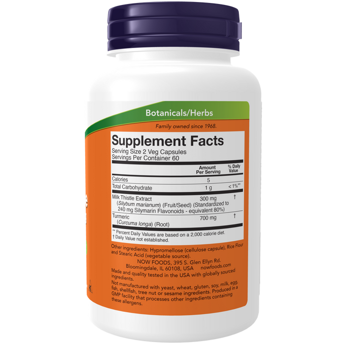 Extracto de Cardo Mariano 150 mg con Silimarina 120 mg (120 veg caps)