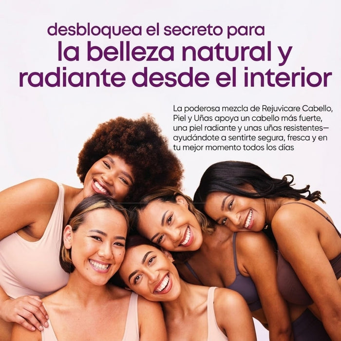 Biotina 5000 mcg para Cabello, Piel y Uñas Rejuvicare® (60 caplets), Windmill