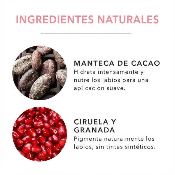 Labial Hidratante con Aceite de Granada y Fruit Pigmented® Poppy (0.15 oz 4.5 g), 100% Pure