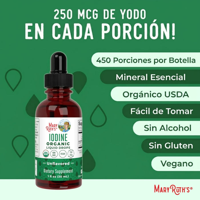 Nascent Iodine Liquid Drops 1oz (30ml) Mary Ruth