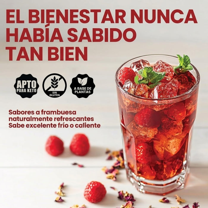 Té Adelgazante para Desintoxicaión Rapid Fire® Sabor Frambuesa (14 sobres), Windmill
