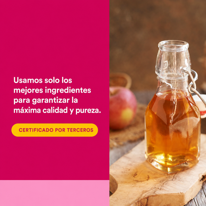 Vinagre de Manzana 500 mg (180 caps), Natural Factors