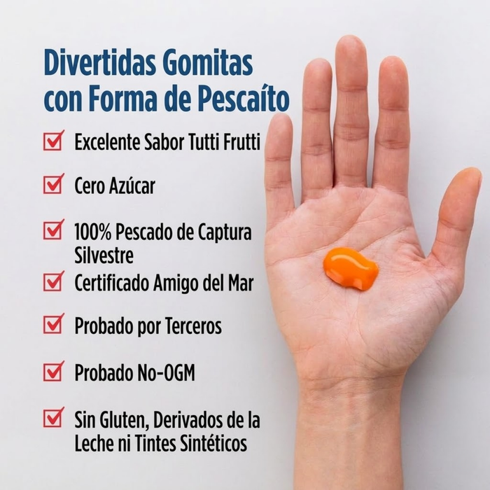 Omega-3 para Niños Sabor Tutii Frutii 300 mg (36 gomitas), Nordic Naturals